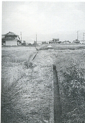 写真3-2-17　田んぼの中の旧遍路道