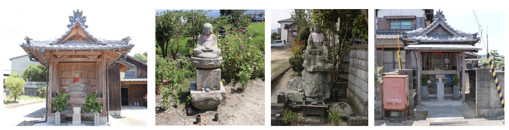 写真1-4-1　小松町に建立されている四つのお地蔵さん