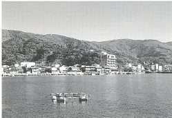 写真2-1-5　三瓶湾から見た朝立地区