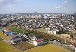 写真2-2-1　都市化が進む石井地区