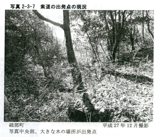 写真2-3-7　索道の出発点の現況