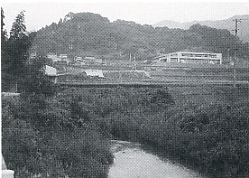 写真3-2-40　立岩川と小山田川との合流点