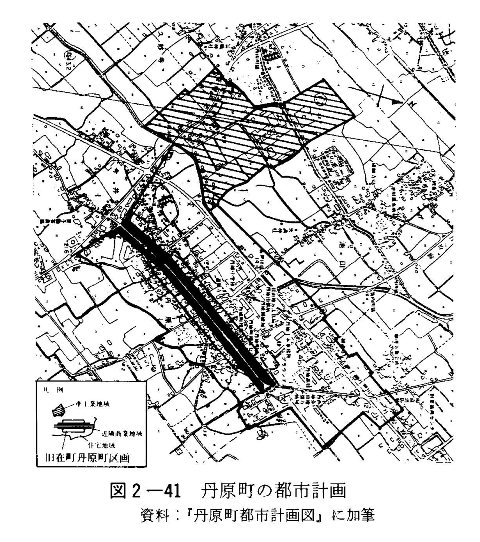 図2-41　丹原町の都市計画