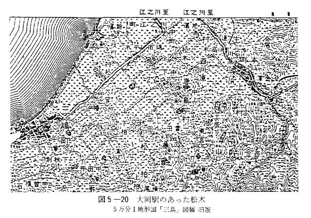 図5-20　大岡駅のあった松木