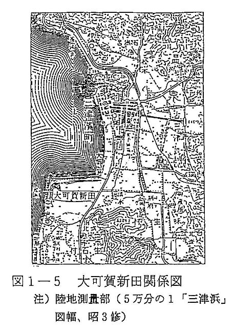 図1-5　大可賀新田関係図